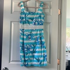 Vintage lily Pulitzer dress with beaded waist